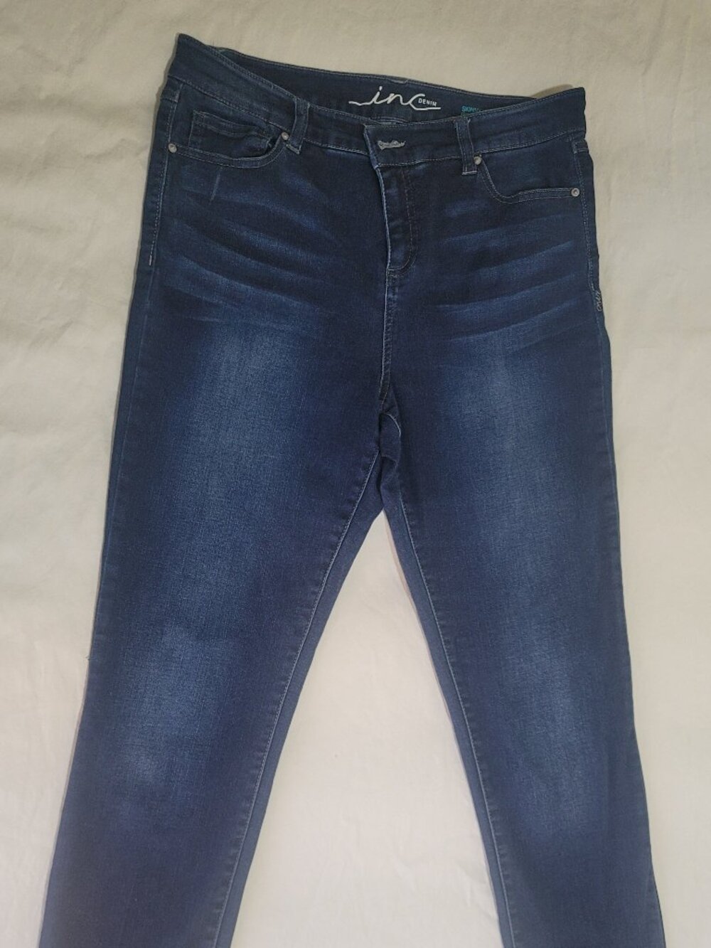 INC Skinny Leg Jeans, High Waist, Size 10
